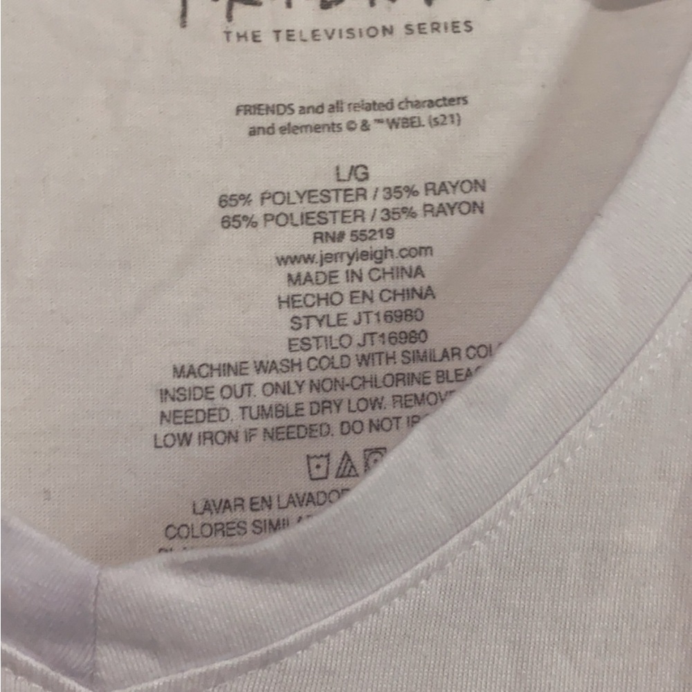 Wound Up White Friends Graphic Tee - Picture 3 of 3